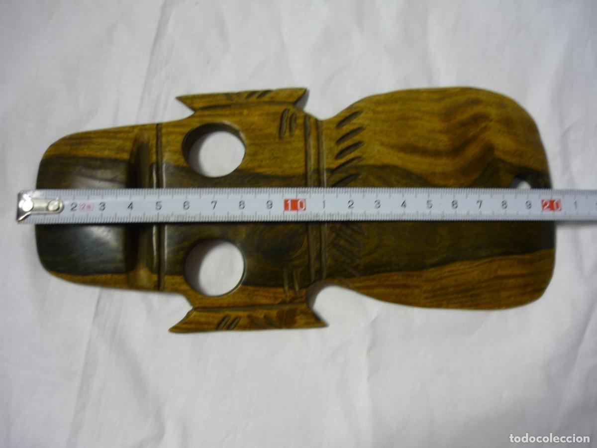 Vintage: M&aacute;scara tallada en madera noble - Foto 5