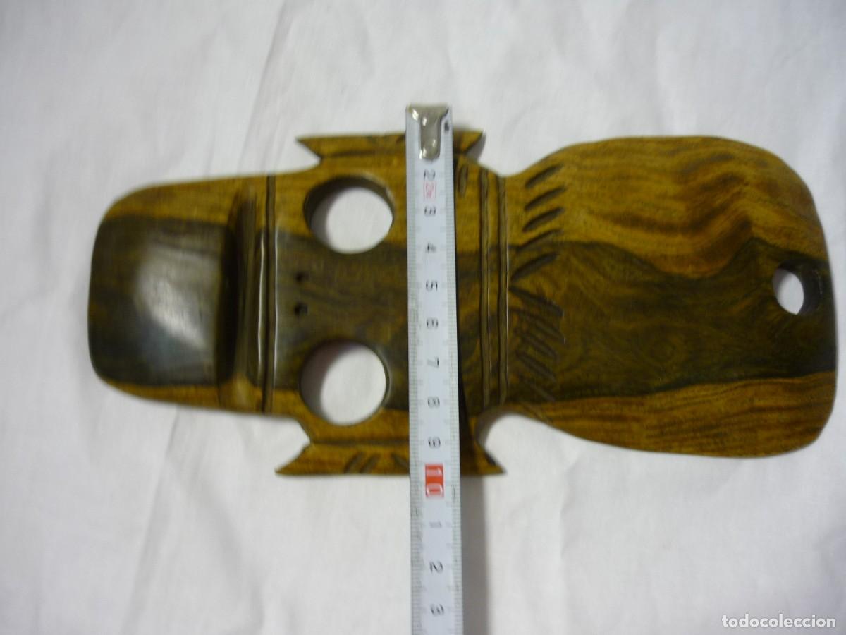 Vintage: M&aacute;scara tallada en madera noble - Foto 6