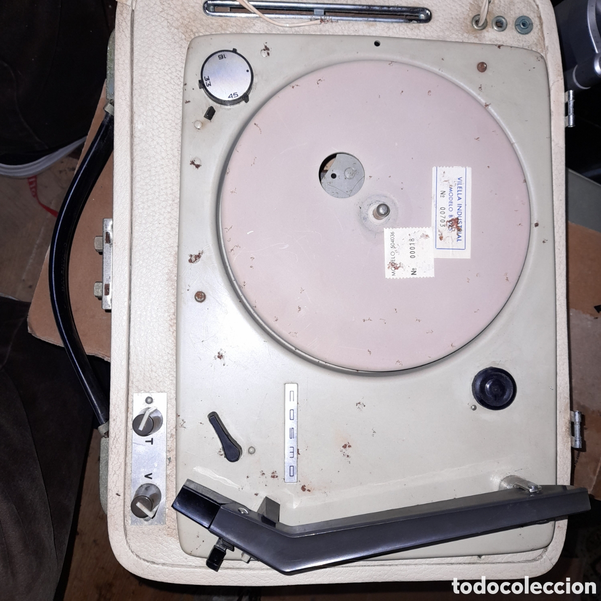 Vintage: Tocadiscos Cosmo.eurovox 504 - Foto 8