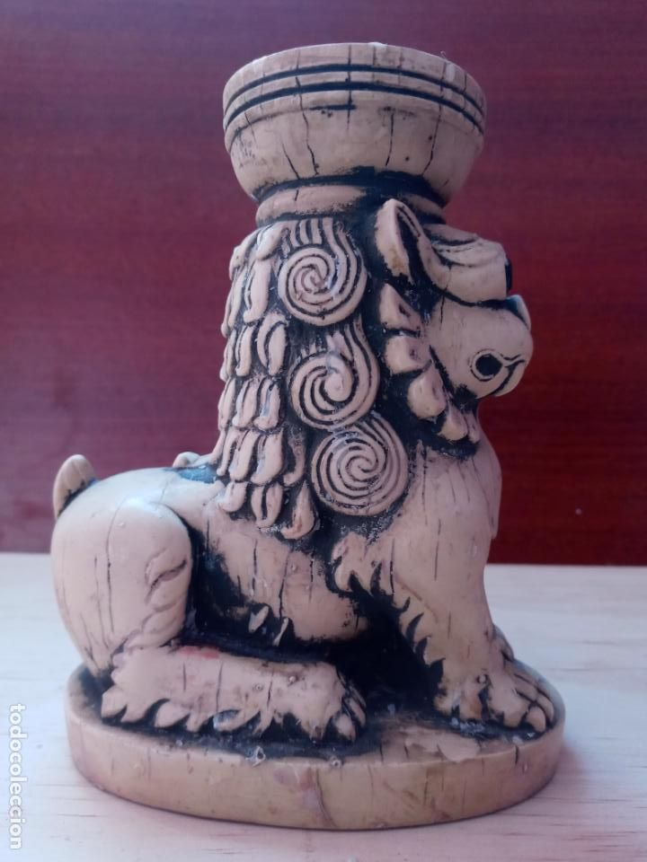 Vintage: Dragon perro foo portavelas - Foto 3