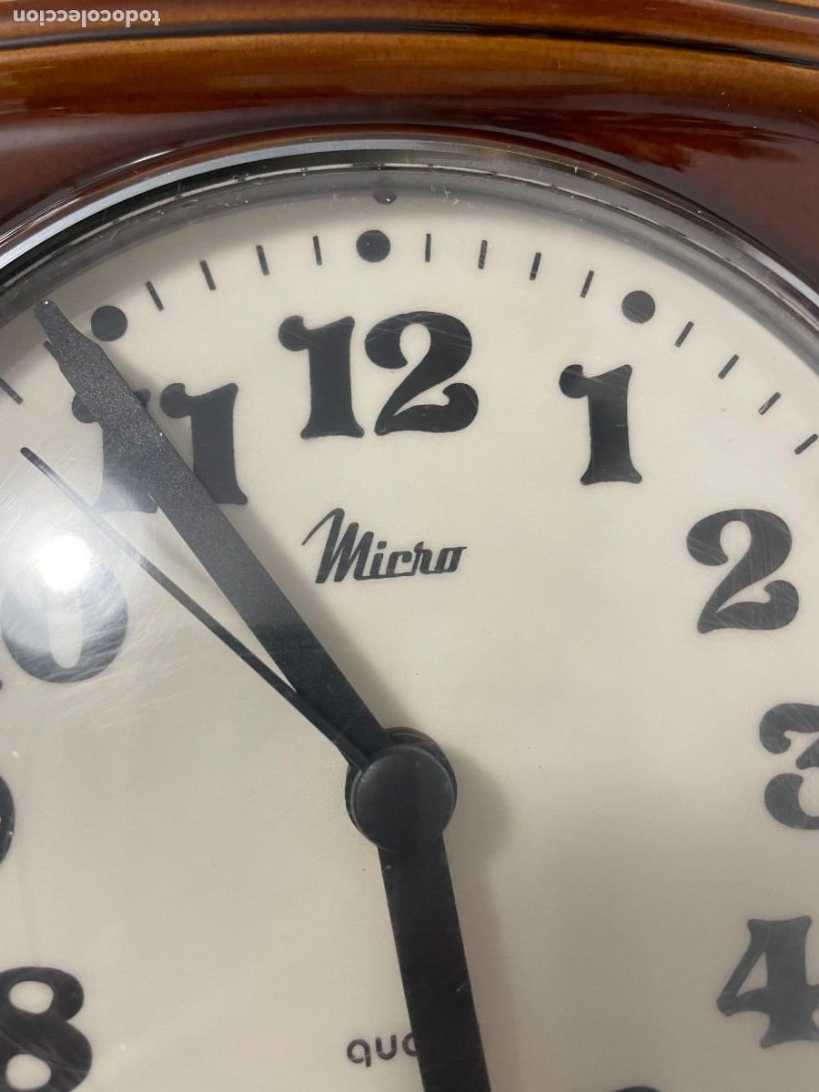 Vintage: RELOJ PARED CERAMICA MICRO COCINA - Foto 4