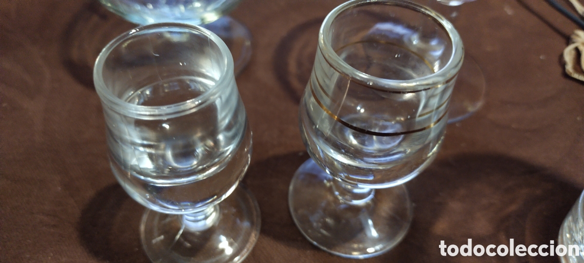 Vintage: Copas y vasos de cristal publicitario - Foto 7