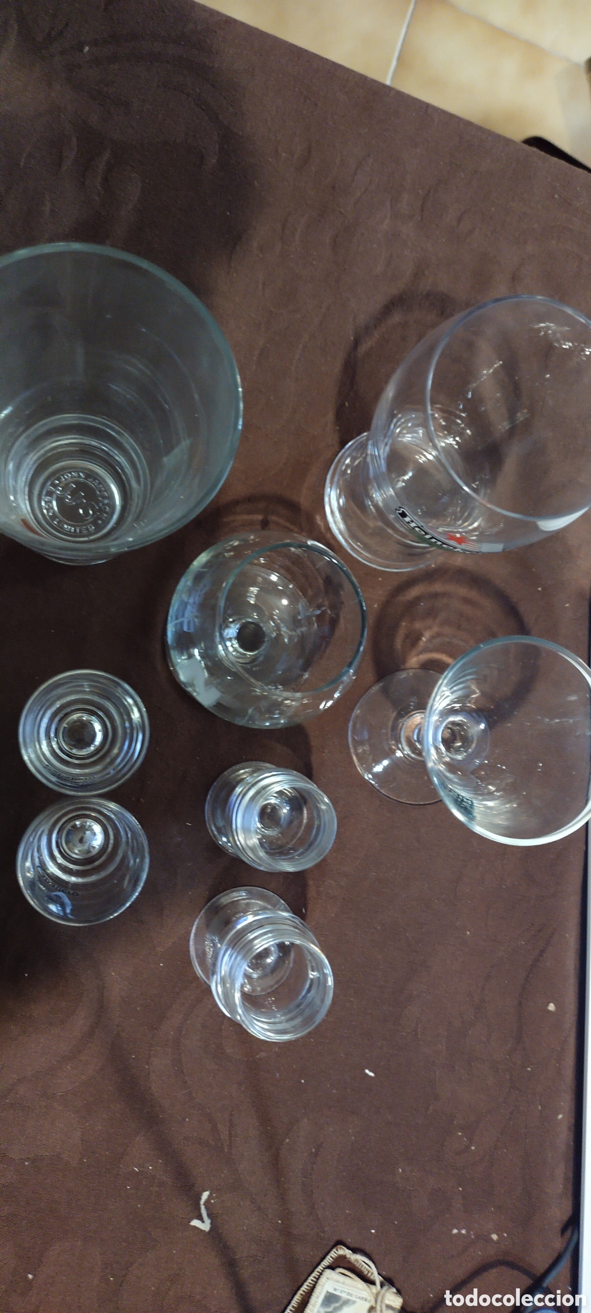 Vintage: Copas y vasos de cristal publicitario - Foto 8