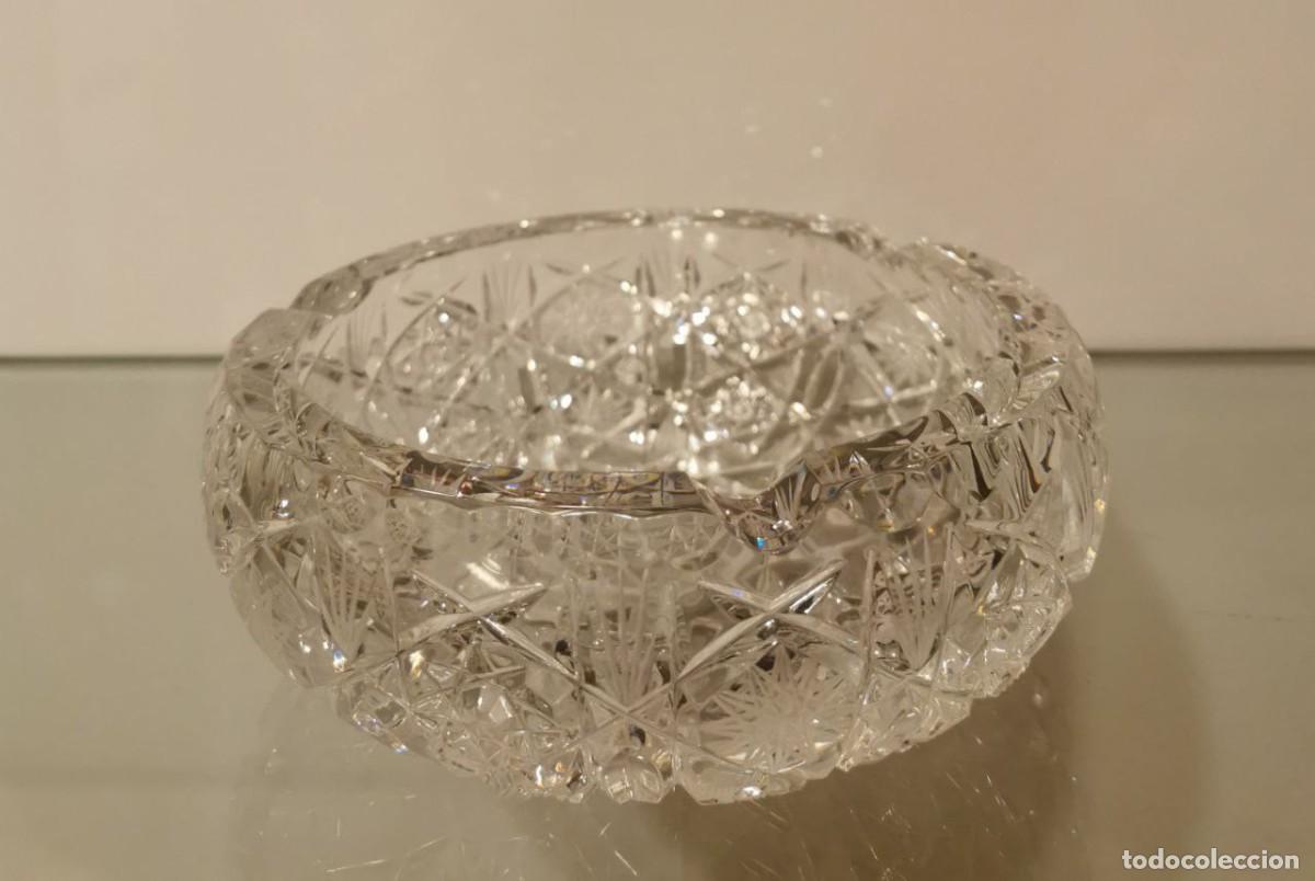 Vintage: Cenicero de cristal de bohemia - Foto 2
