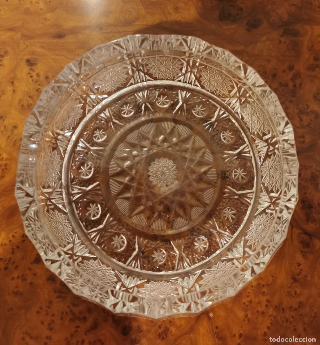 Vintage: Cenicero de cristal de bohemia - Foto 2