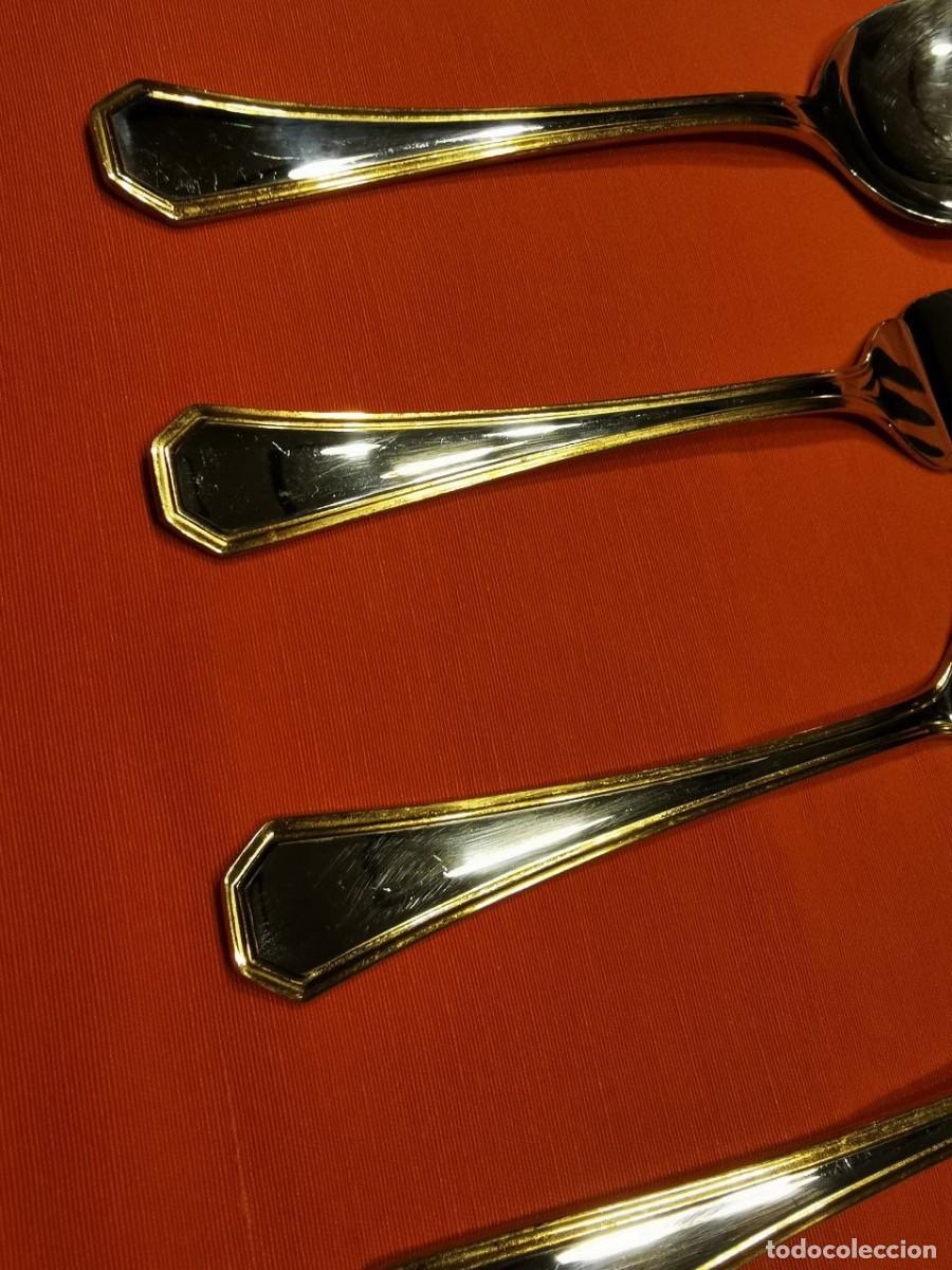 Vintage: CUBERTER&Iacute;A RIBERA - MODELO MEN&Uacute; - 128 PIEZAS - Foto 7