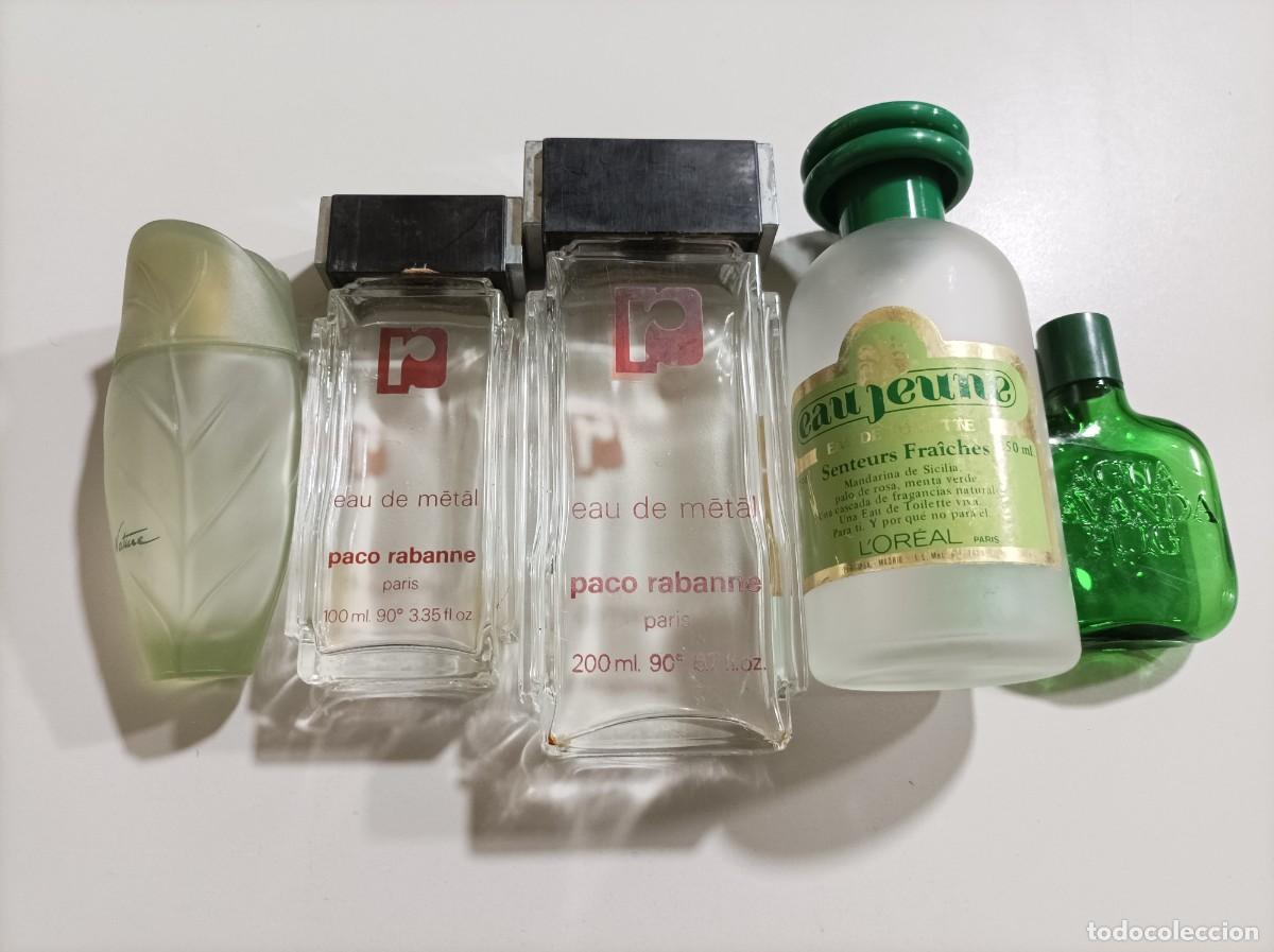 Vintage: Lote de 5 frascos de colonia vintage