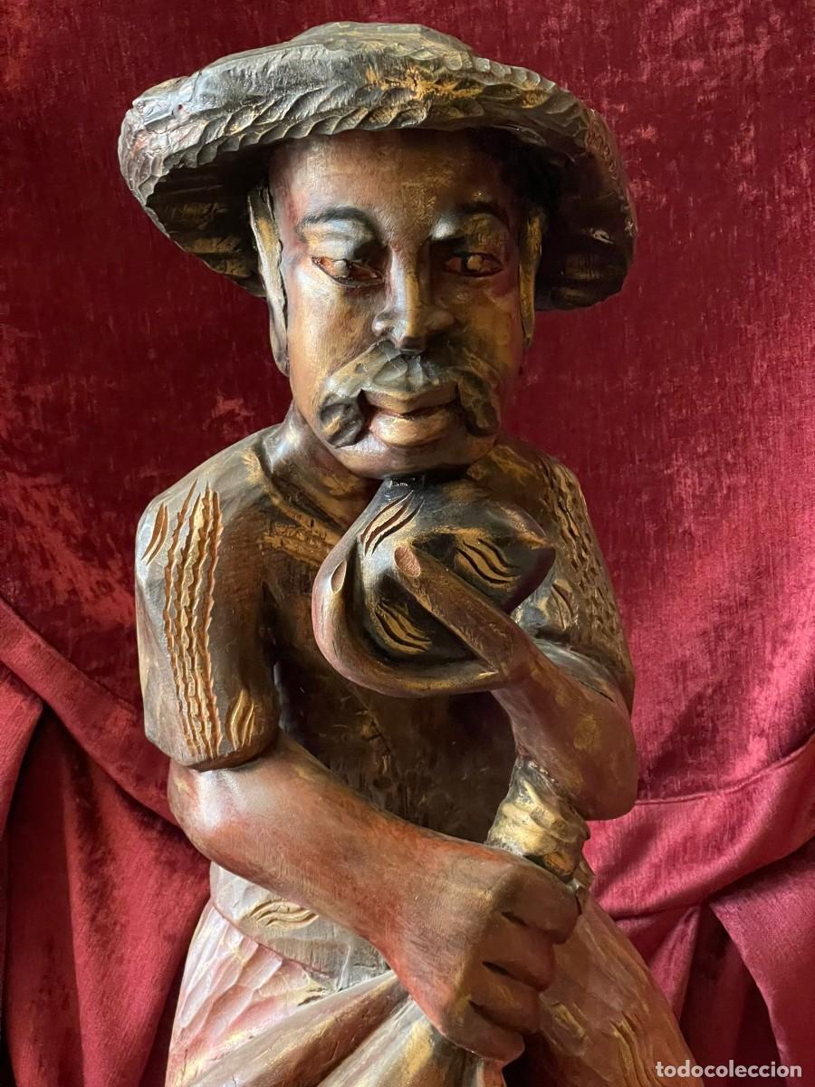 Vintage: Figura pescador - Foto 4