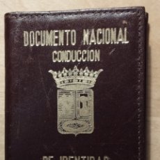 Vintage: CARTERA DE PIEL PARA CARNET DE CONDUCIR DNI - AÑOS 1960-70. Lote 378595259