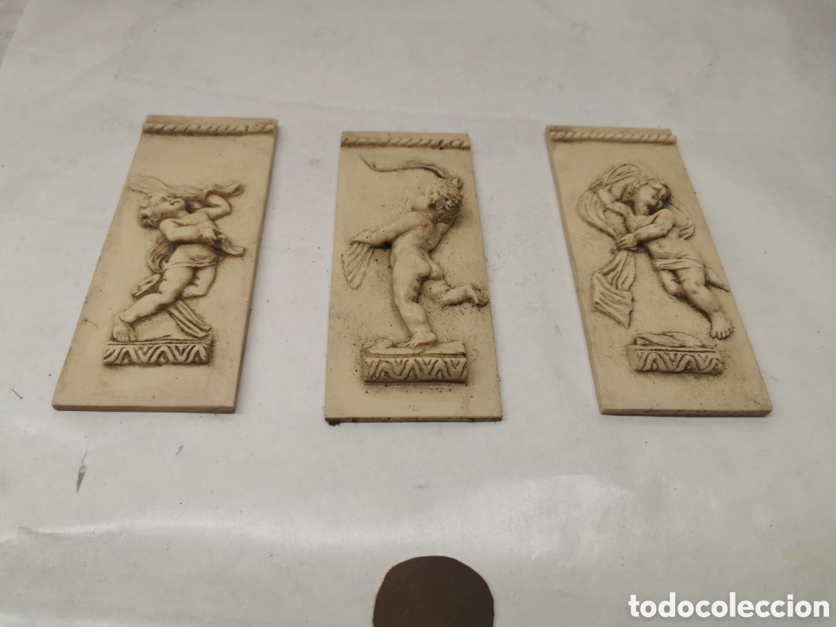 Vintage: 3 plaquetas - Foto 1