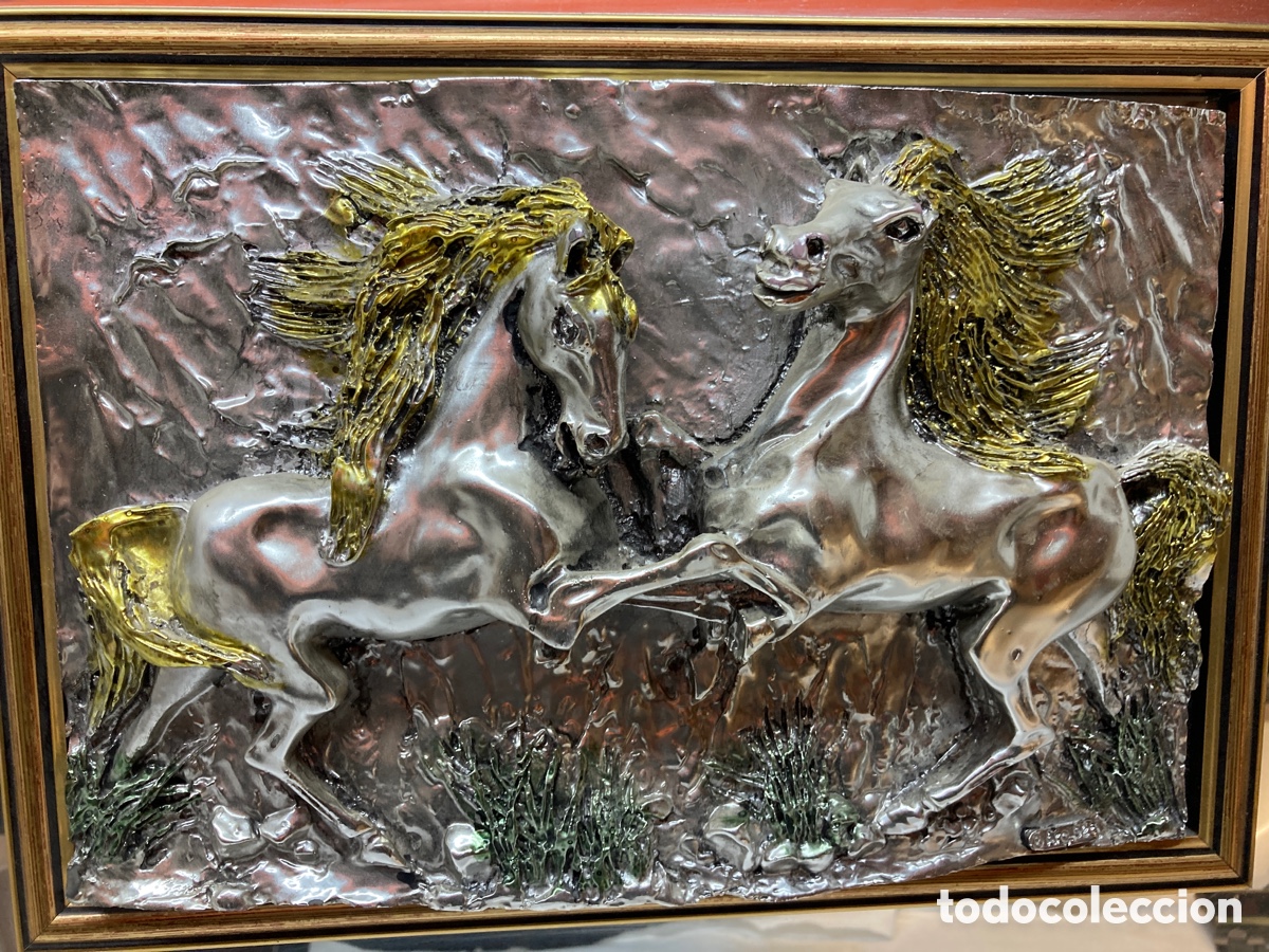 Vintage: Caballos releve plata - Foto 5