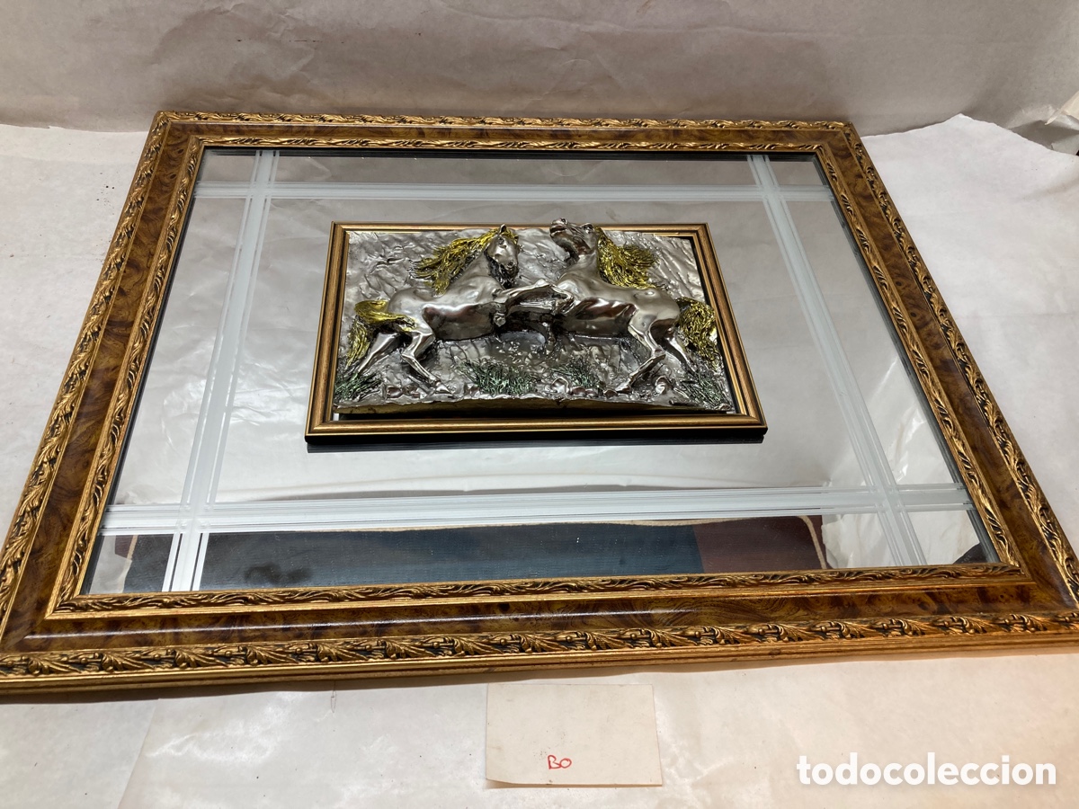 Vintage: Caballos releve plata - Foto 1