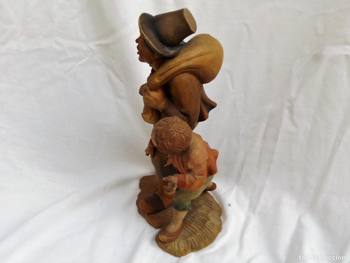 Vintage: FIGURA DE MADERA - Foto 4