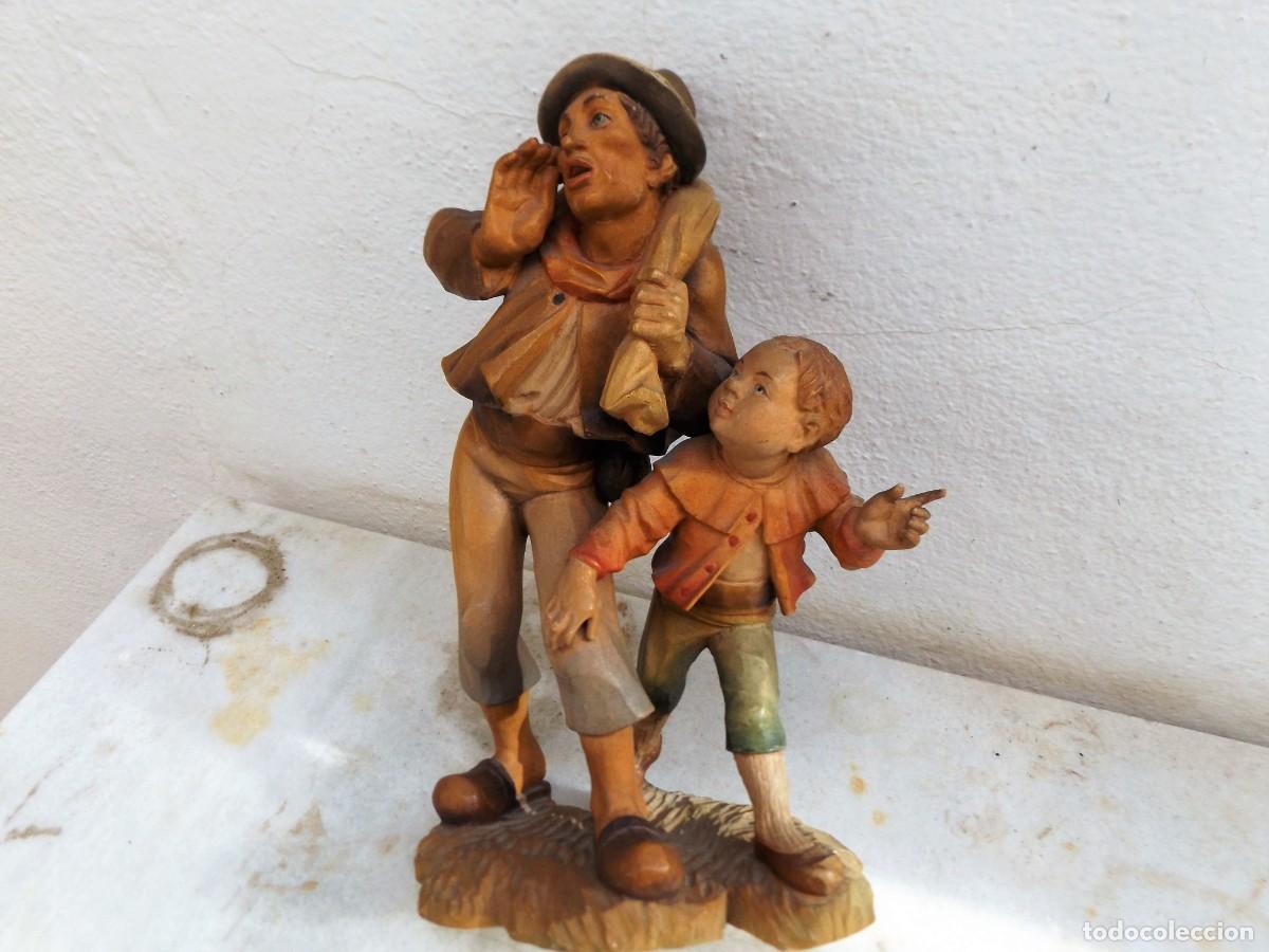 Vintage: FIGURA DE MADERA - Foto 1