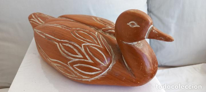 Vintage: MAGNIFICO PATO DE MADERA 30 CM. PARA DECORACION O RECLAMO SE&Ntilde;UELO DE CAZA DUCK DECOY