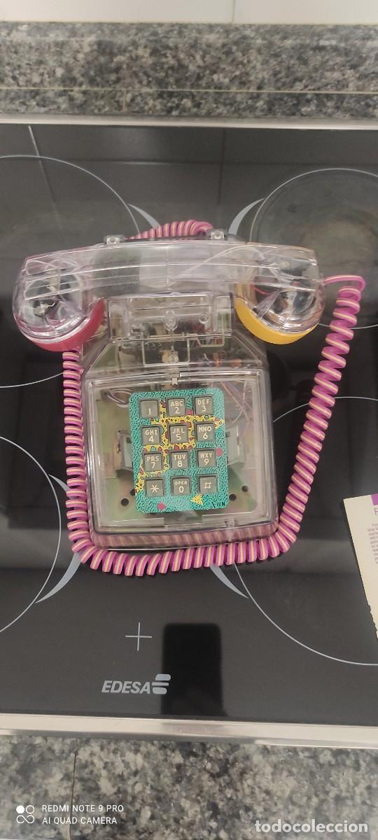 Vintage: Tel&eacute;fono Lucite Phone // 1987 // transparente - Foto 1