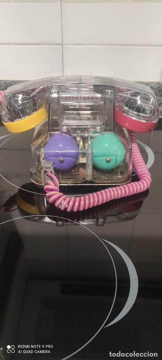 Vintage: Tel&eacute;fono Lucite Phone // 1987 // transparente - Foto 2