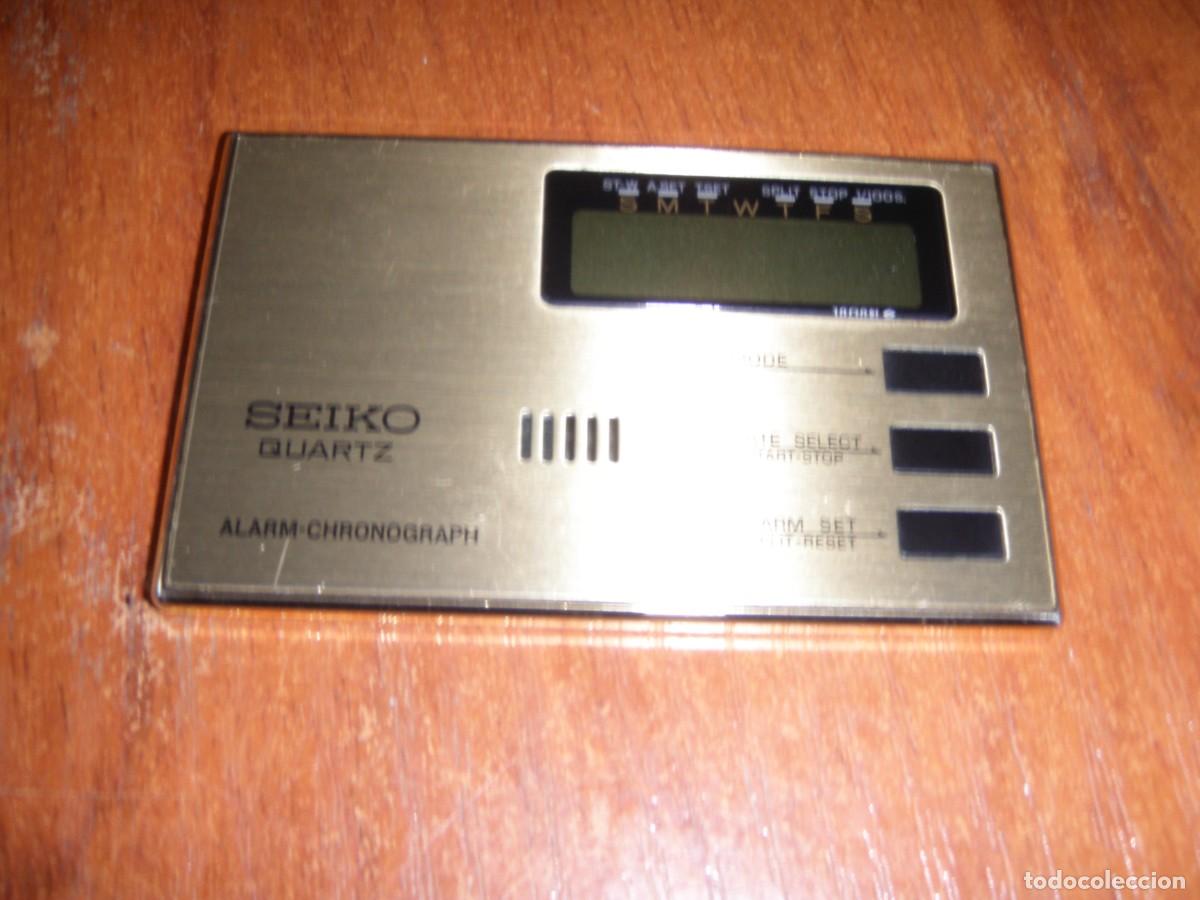 Vintage: RELOJ ALARMA CRONO DIGITAL SEIKO NO FUNCIONA - Foto 2