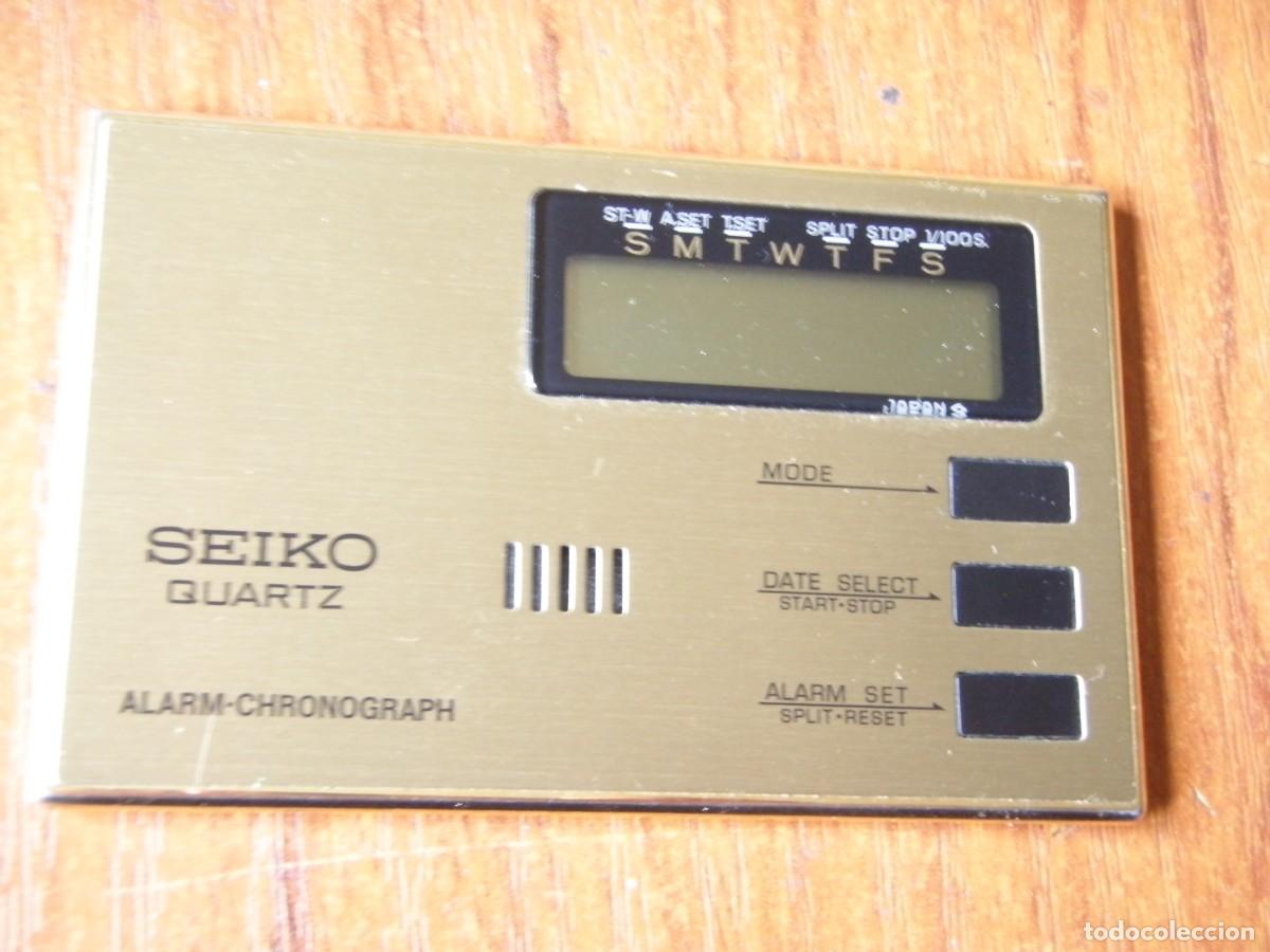 Vintage: RELOJ ALARMA CRONO DIGITAL SEIKO NO FUNCIONA - Foto 3
