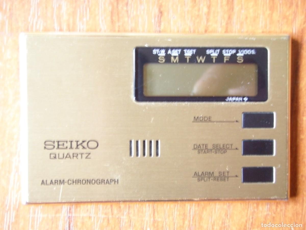 Vintage: RELOJ ALARMA CRONO DIGITAL SEIKO NO FUNCIONA - Foto 4
