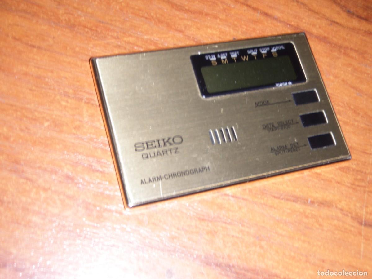 Vintage: RELOJ ALARMA CRONO DIGITAL SEIKO NO FUNCIONA - Foto 8