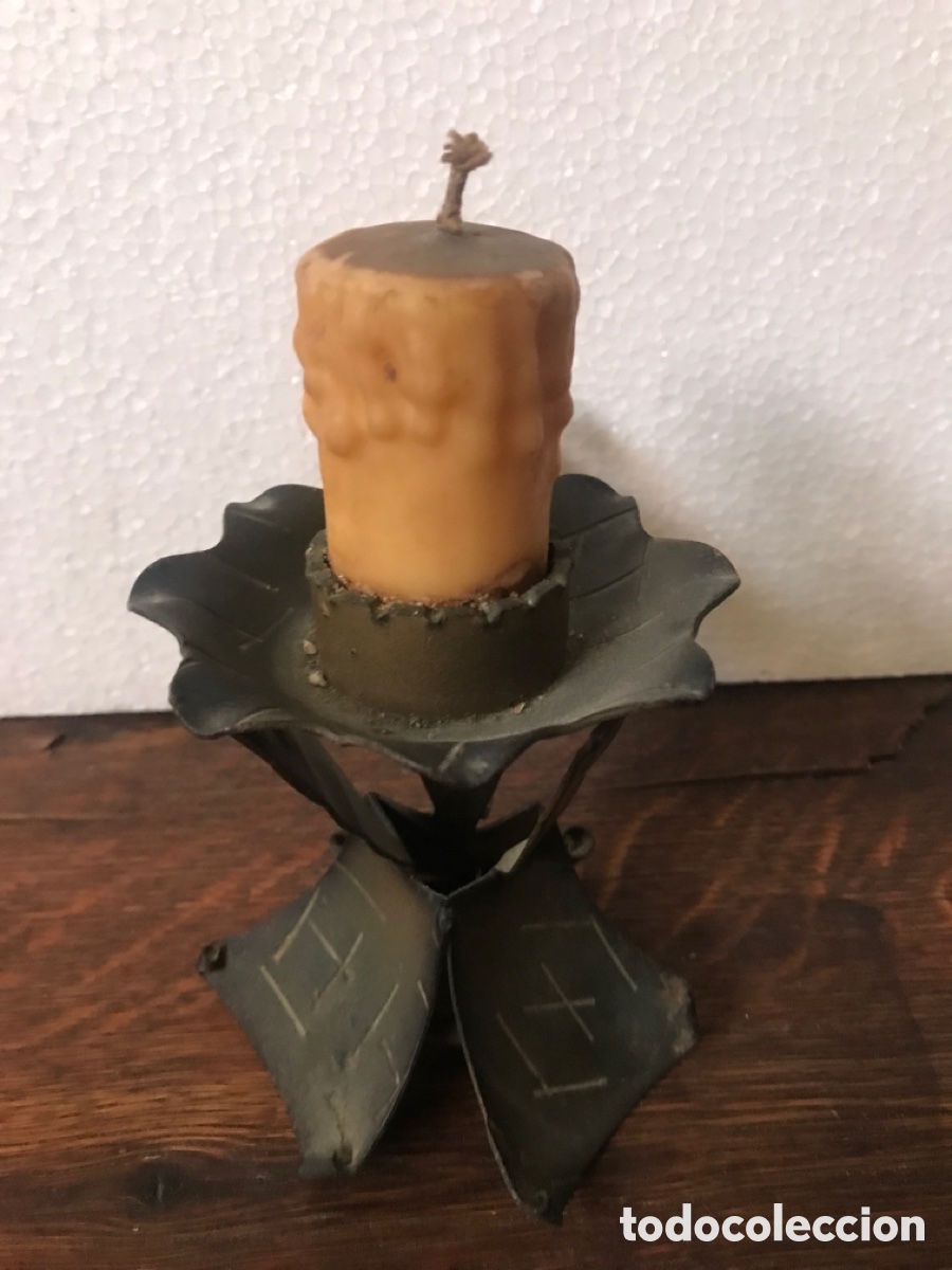 Vintage: Candelabro hierro 16x14.5cm Ref DC1 - Foto 3