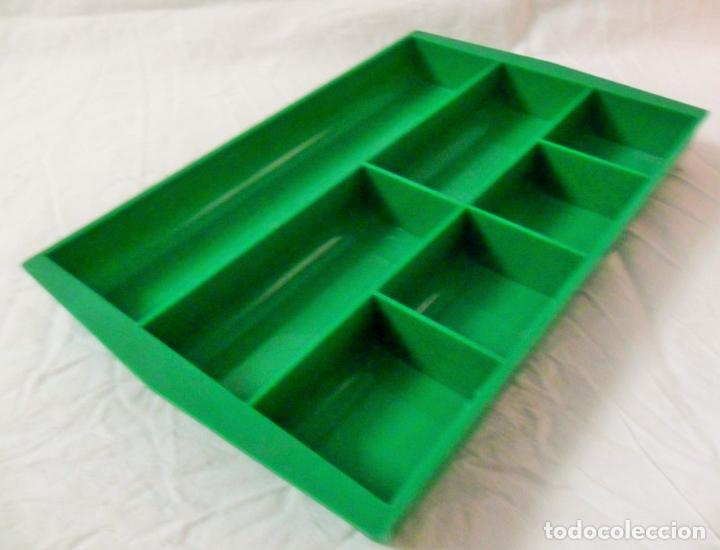Vintage: C102 ORGANIZADOR ESCRITORIO PLASTICO VERDE