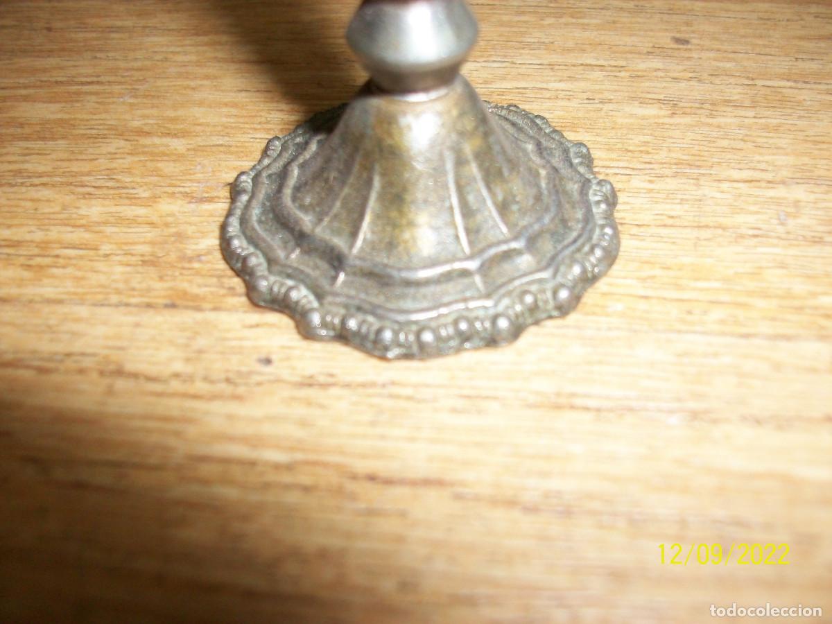 Vintage: FLORERO Y CUENCO DE METAL - Foto 7
