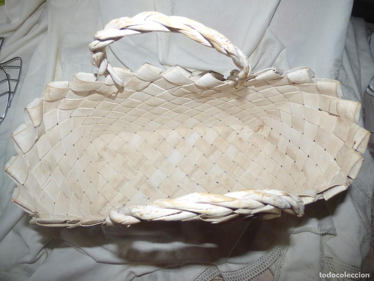 Vintage: Cesta de palma. - Foto 2