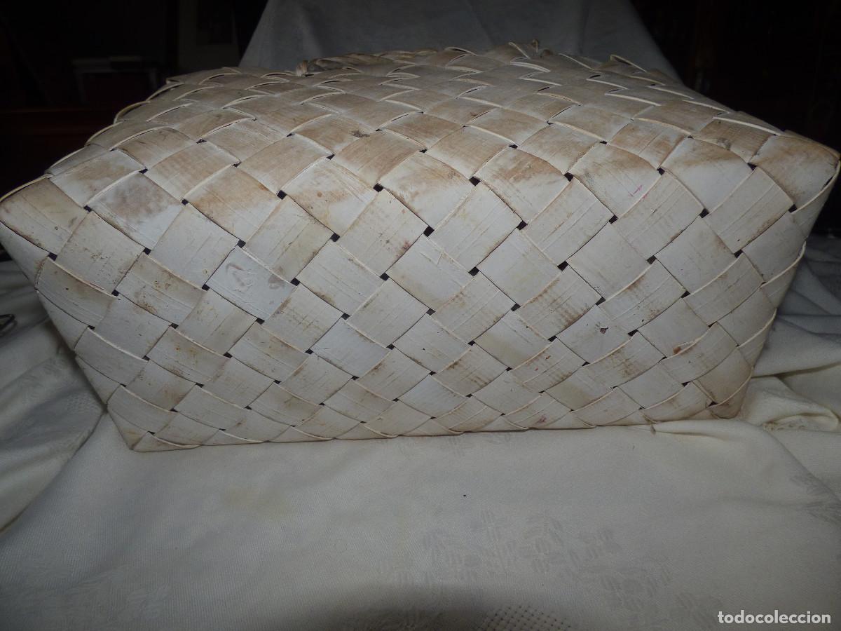 Vintage: Cesta de palma. - Foto 3