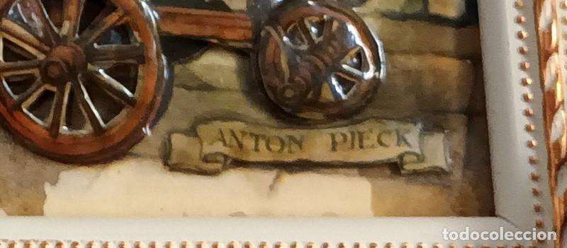Vintage: Cuadro en relieve de Anton Pieck. Enmarcado. - Foto 2