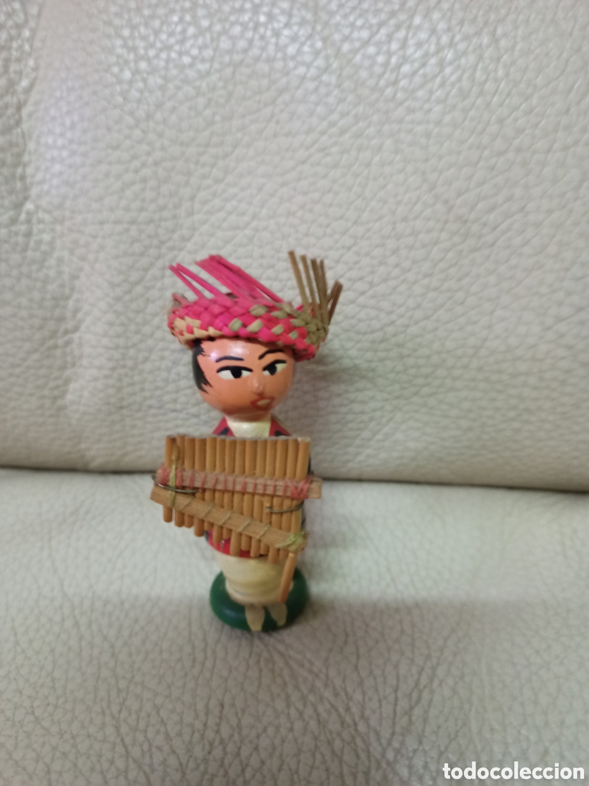 Vintage: Antigua figura de madera. - Foto 1