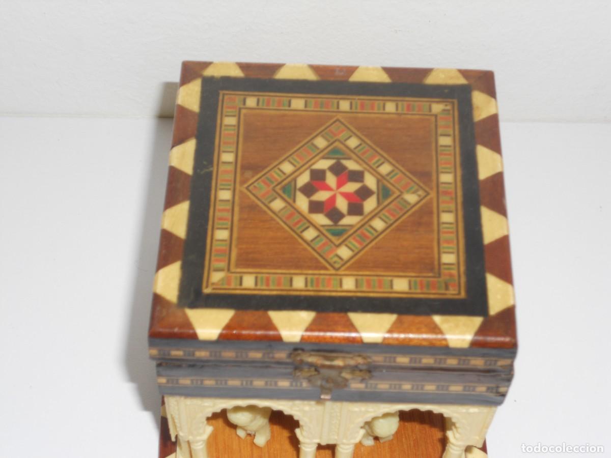 Vintage: ANTIGUO JOYERO DE TARACEA GRANADINA - Foto 2