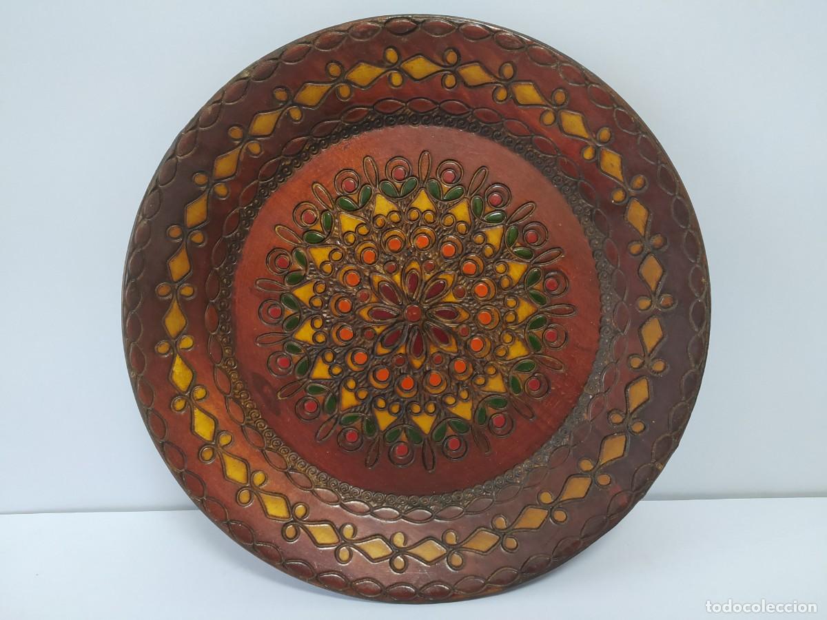 Vintage: PLATO MADERA VINTAGE. - Foto 1