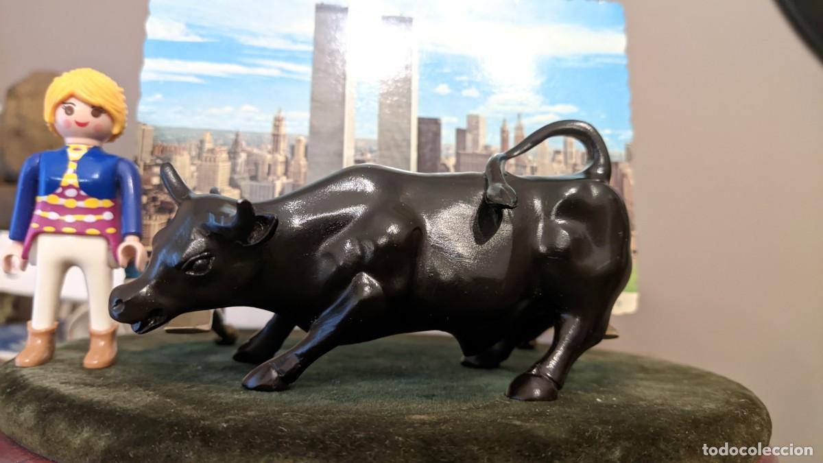 Vintage: TORO WALL STREET Y POSTAL TORRES GEMELAS NEW YORK
