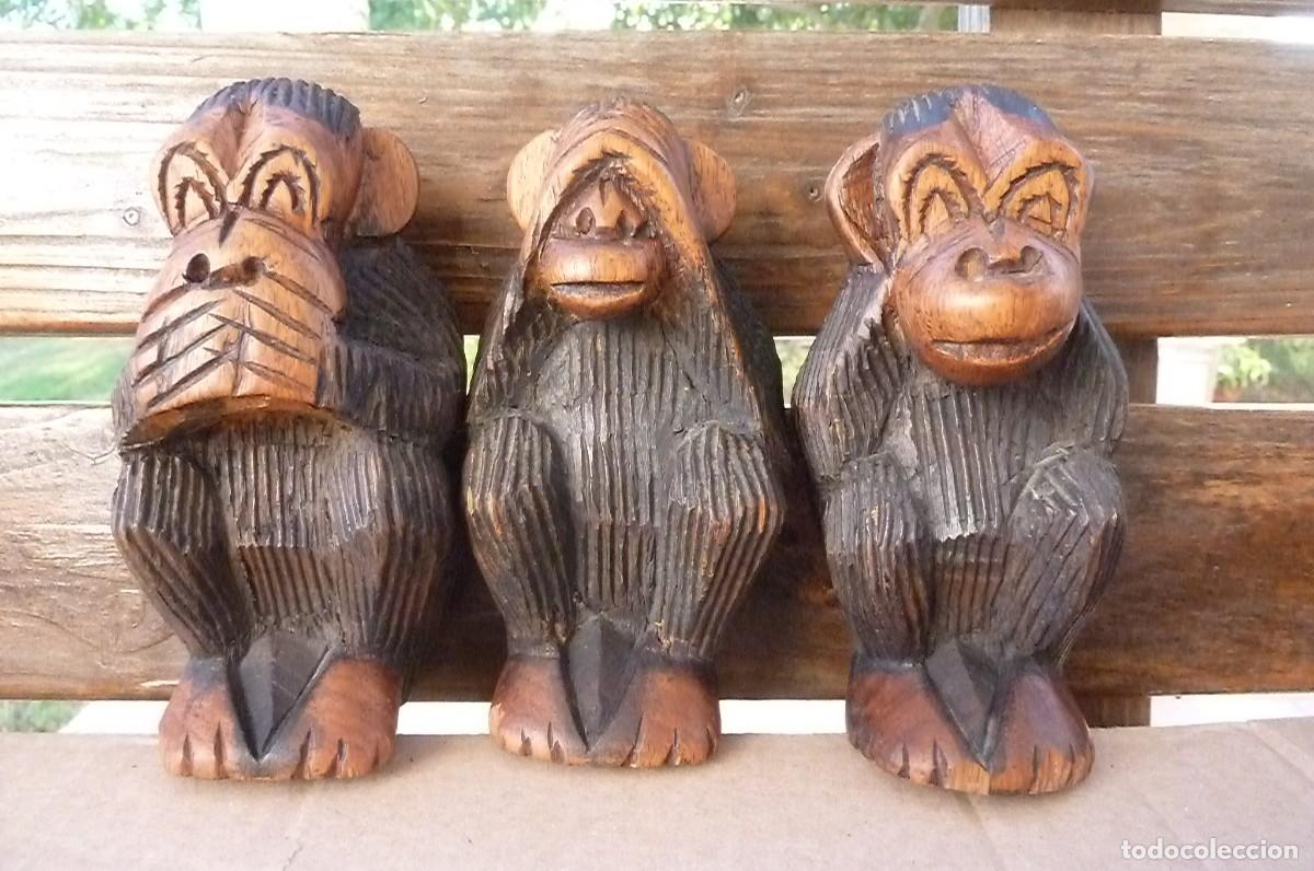 Vintage: Lote tres monos sabios - Foto 8
