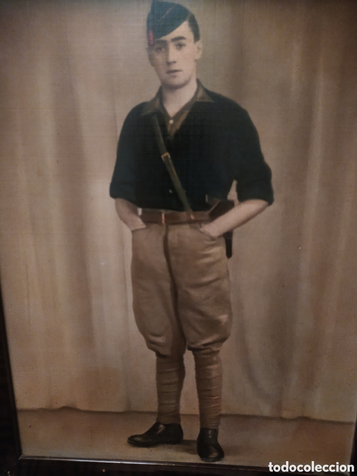 Vintage: Foto de estudio Miliciano - Foto 2