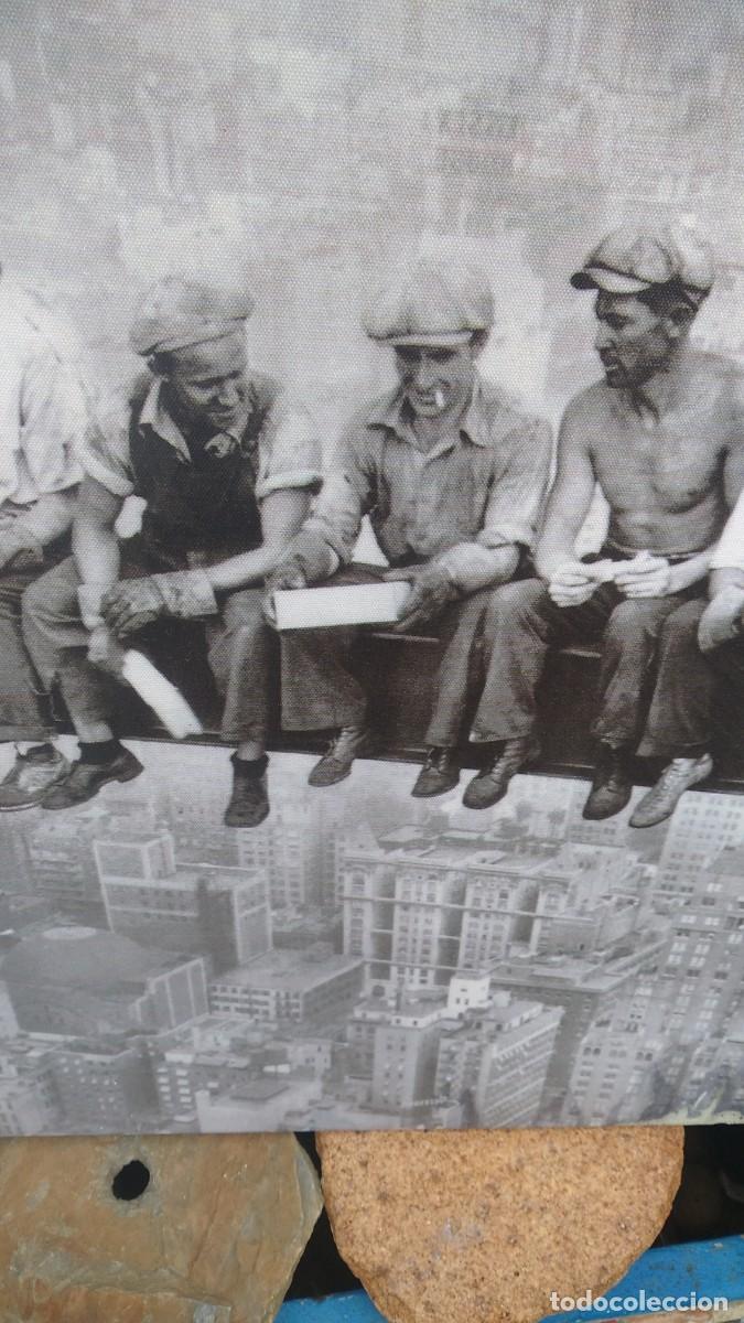Vintage: Cuadro de los obreros en altura - Foto 7