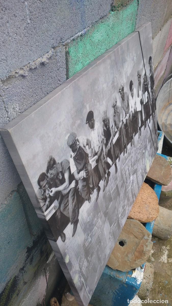 Vintage: Cuadro de los obreros en altura - Foto 9