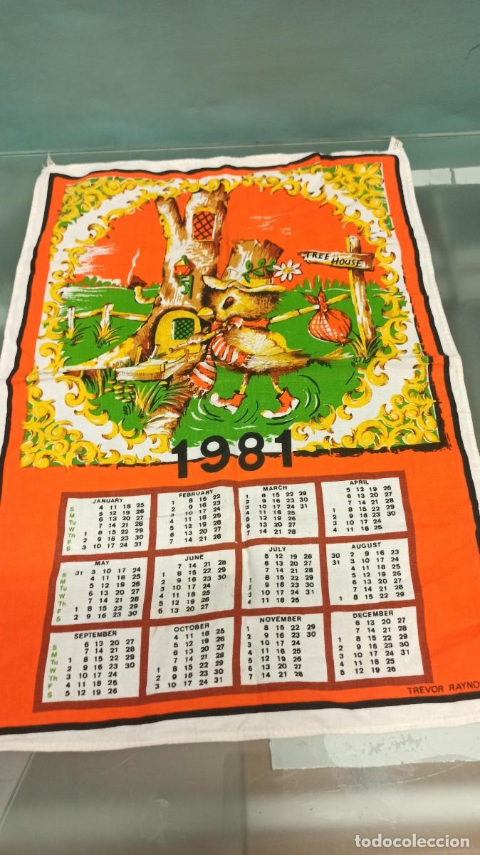 Vintage: PA&Ntilde;O VINTAGE CALENDARIO 1981 TREVOR RAYNOR