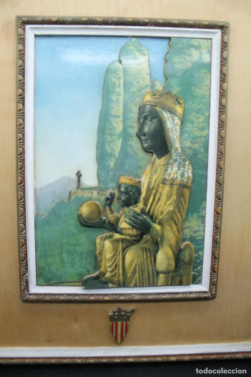 Vintage: CUADRO MORENETA HECHO EN MARQUETERIA EN RELIEVE - Foto 2