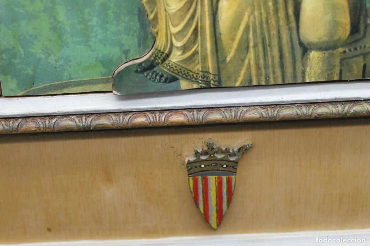 Vintage: CUADRO MORENETA HECHO EN MARQUETERIA EN RELIEVE - Foto 6