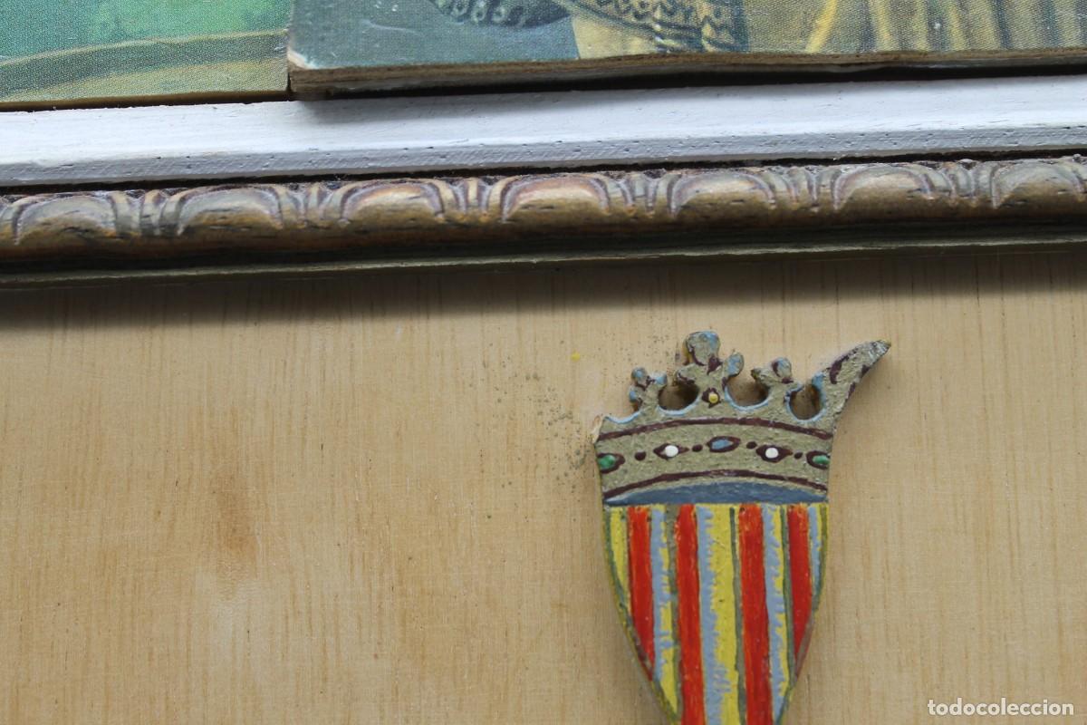Vintage: CUADRO MORENETA HECHO EN MARQUETERIA EN RELIEVE - Foto 9