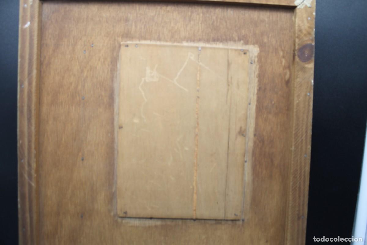 Vintage: CUADRO MORENETA HECHO EN MARQUETERIA EN RELIEVE - Foto 11
