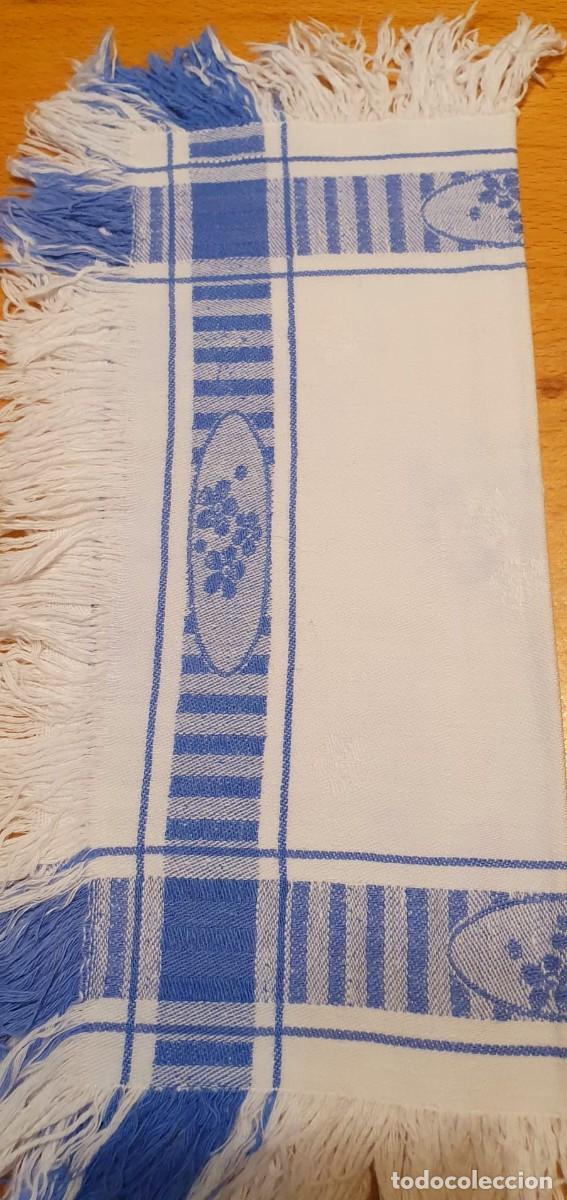 Vintage: 6 servilletas vintage damascado de algod&oacute;n - Foto 4