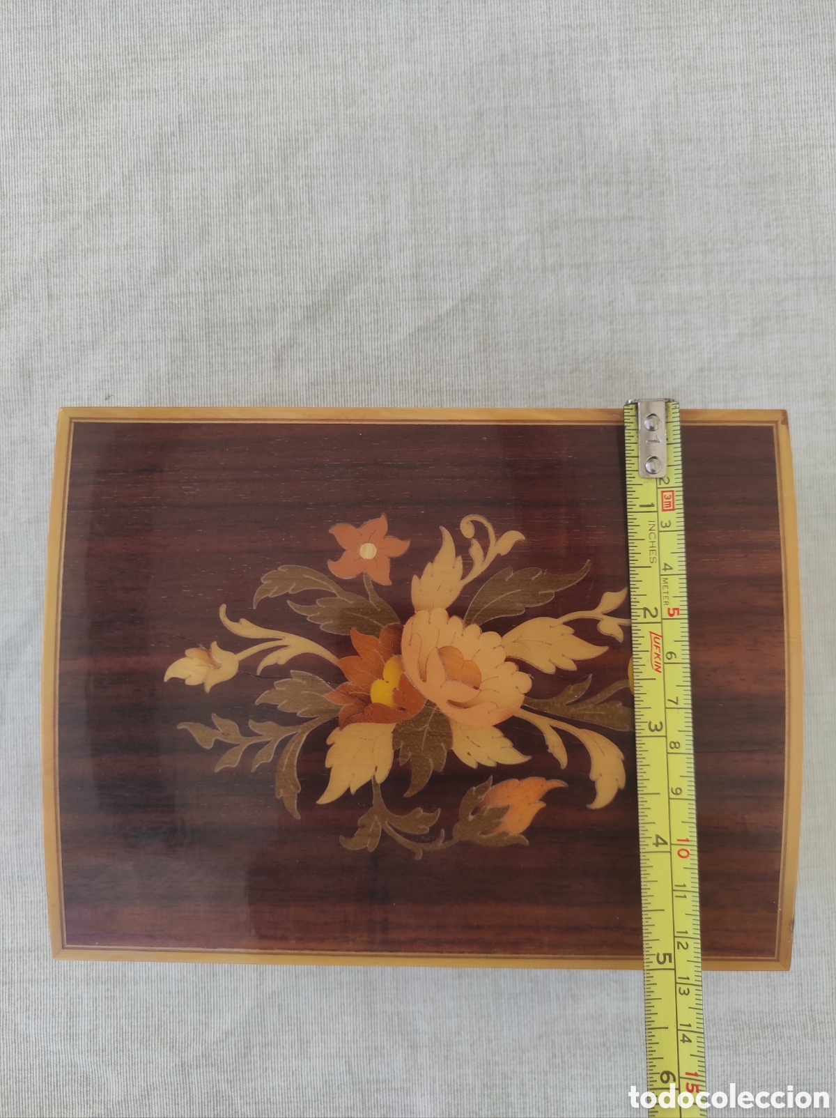 Vintage: Caja de madera italiana - Foto 5
