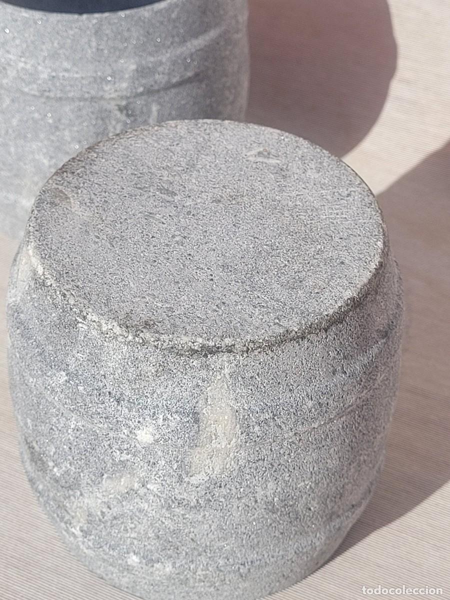 Vintage: Dos vasos de piedra (copas), vintage - Foto 4