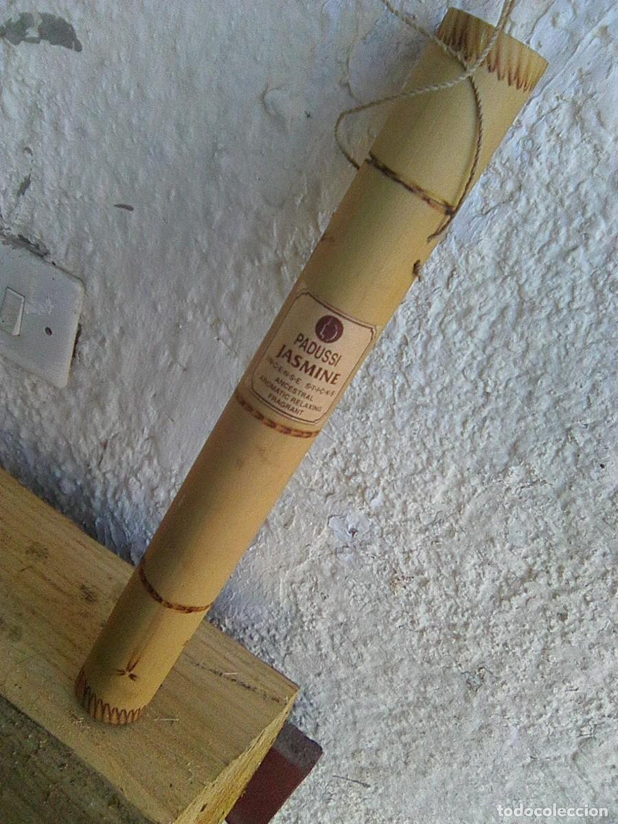 Vintage: Padusi Jasmine - Estuche carcaj para varitas de incienso en madera