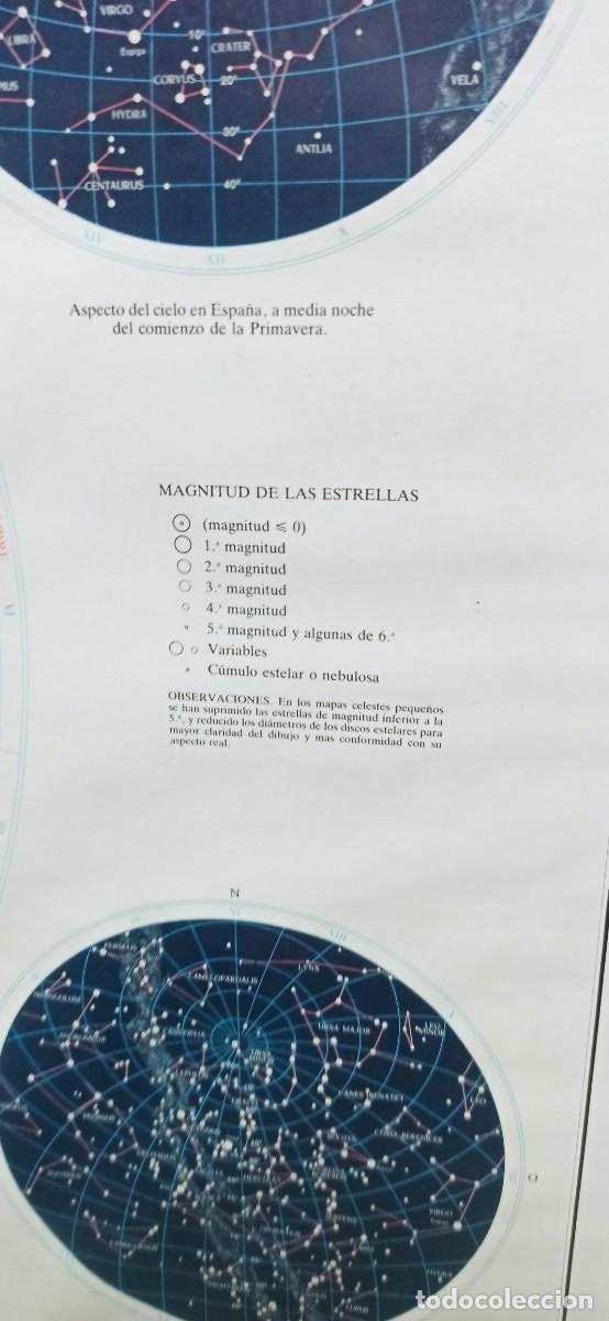 Vintage: CUADRO MAPA ESTELAR ESPA&Ntilde;A - Foto 3