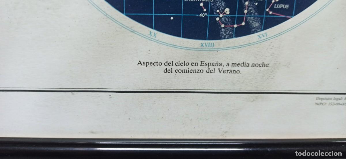 Vintage: CUADRO MAPA ESTELAR ESPA&Ntilde;A - Foto 6